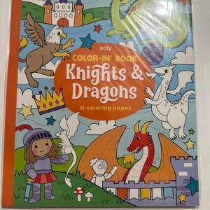 OOLY Coloring Book Knight & Dragons
